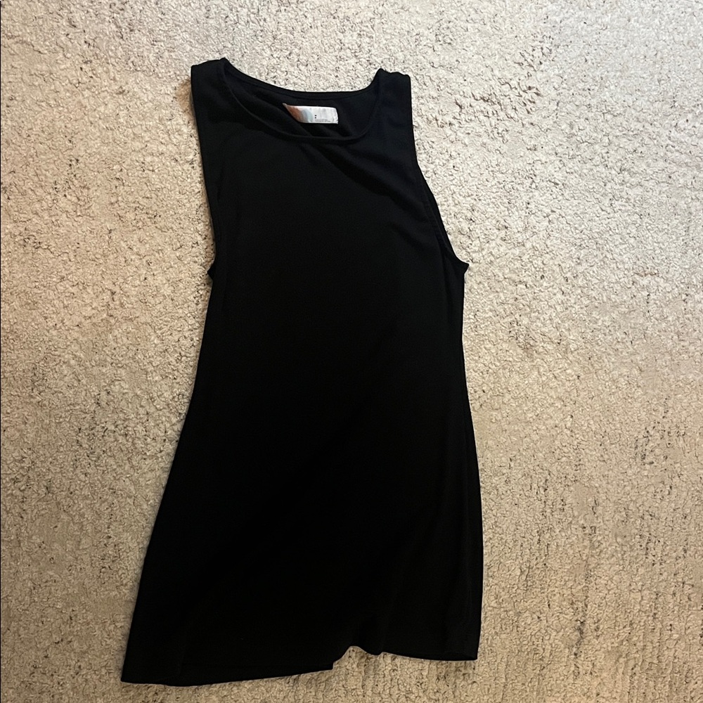 Free People Black Sleeveless Dress